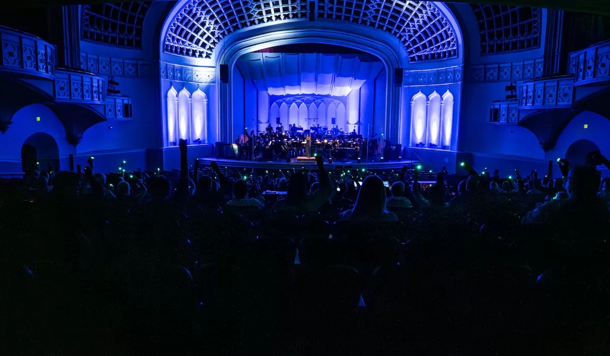 Exterior of Macky Auditorium