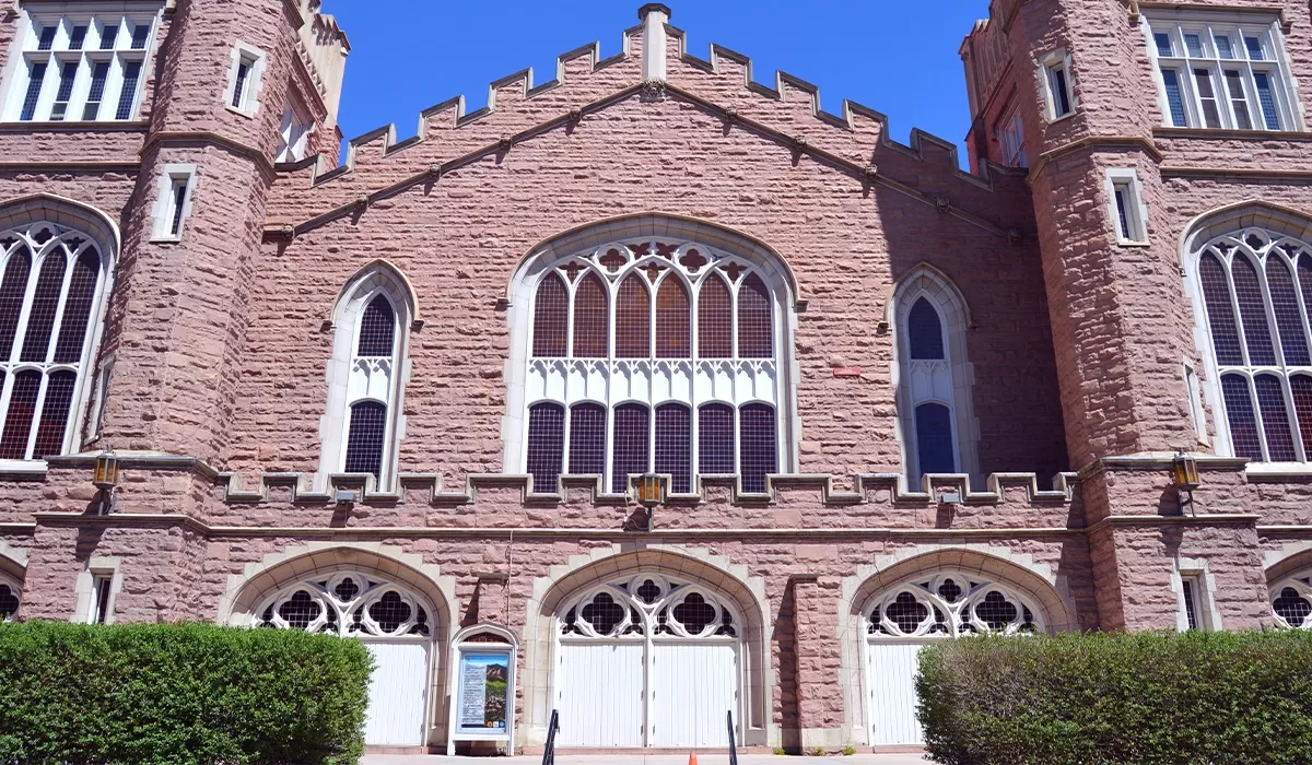 Exterior of Macky Auditorium
