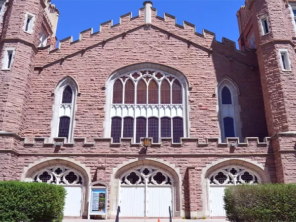 Exterior of Macky Auditorium