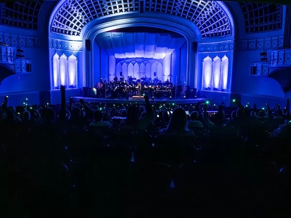 Exterior of Macky Auditorium