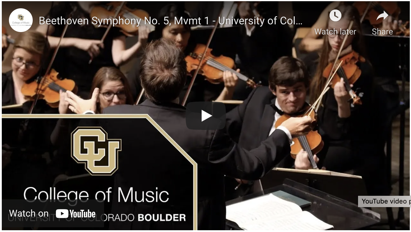 Video from the vaults: Beethoven's Symphony No. 5