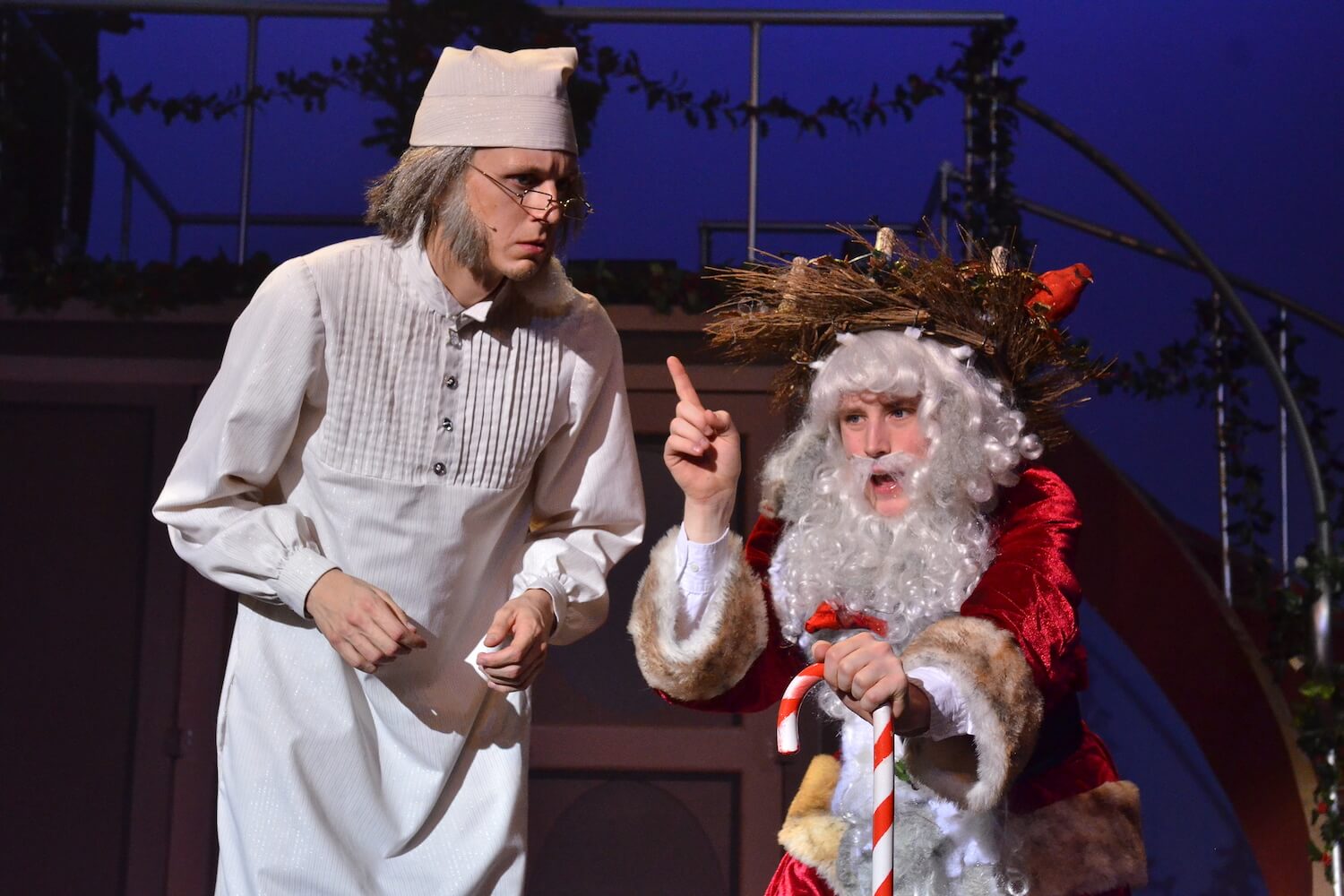 Scrooge gets a show tunes makeover in "A Broadway Christmas Carol"