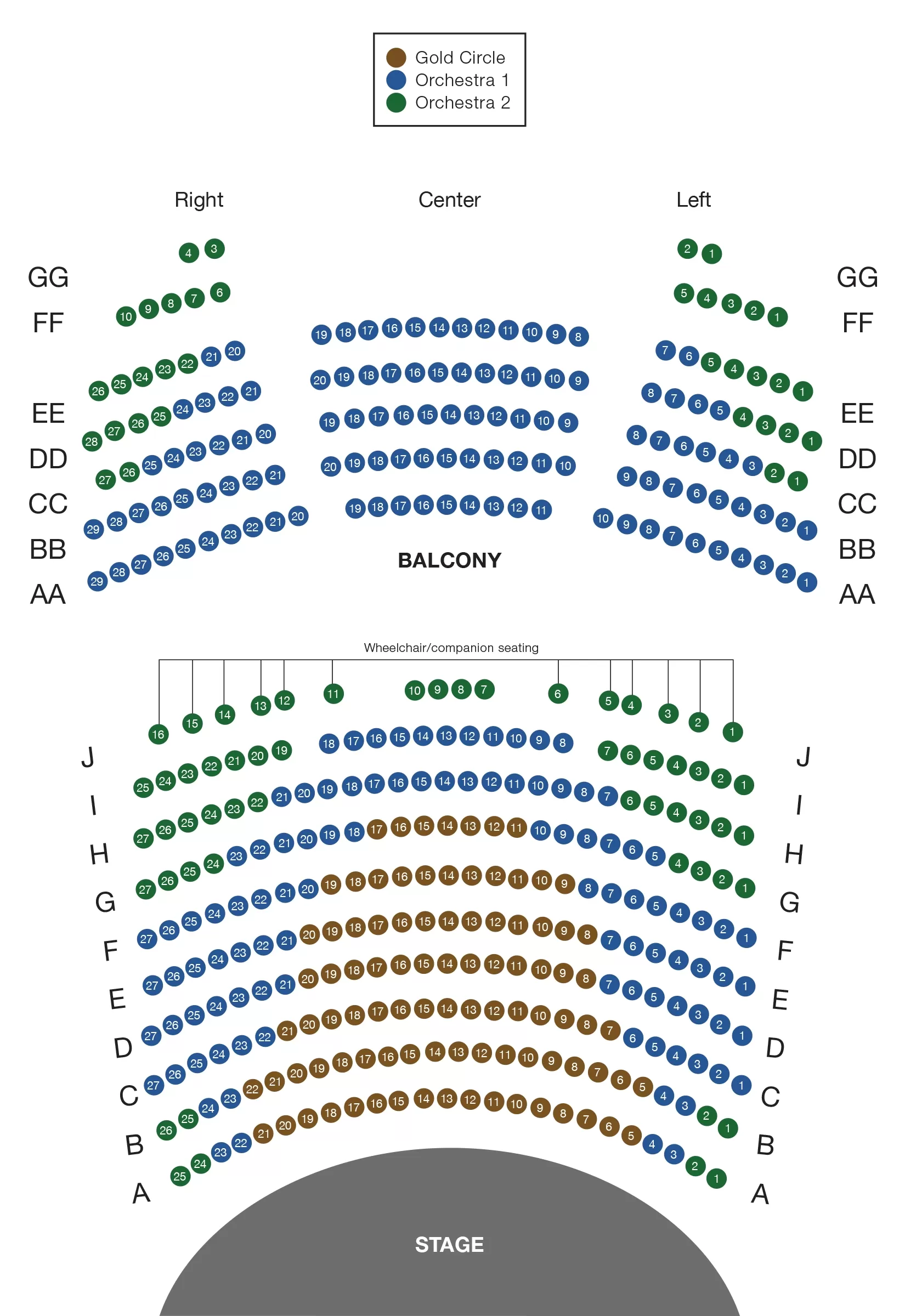seating chart