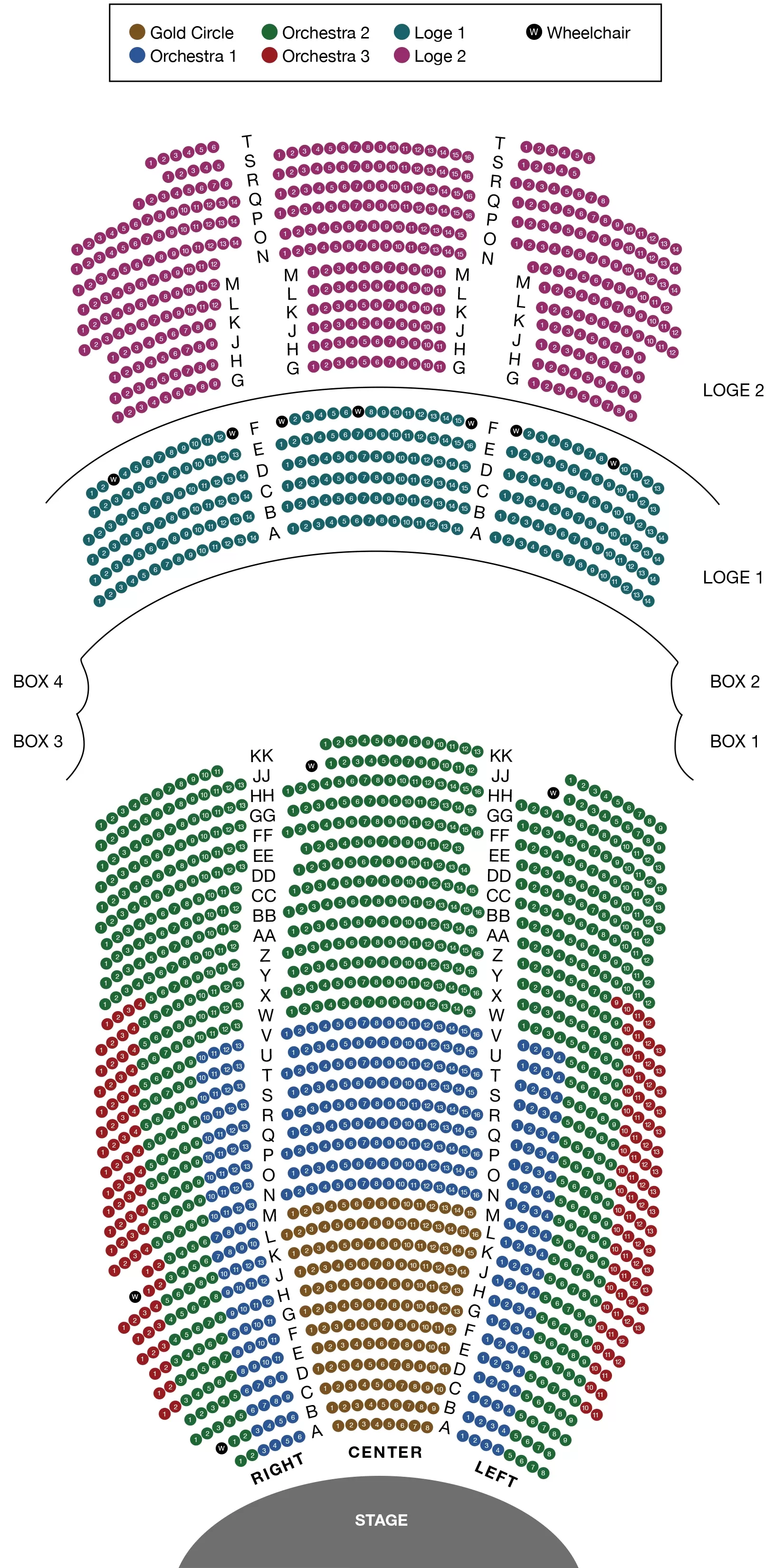 seating chart