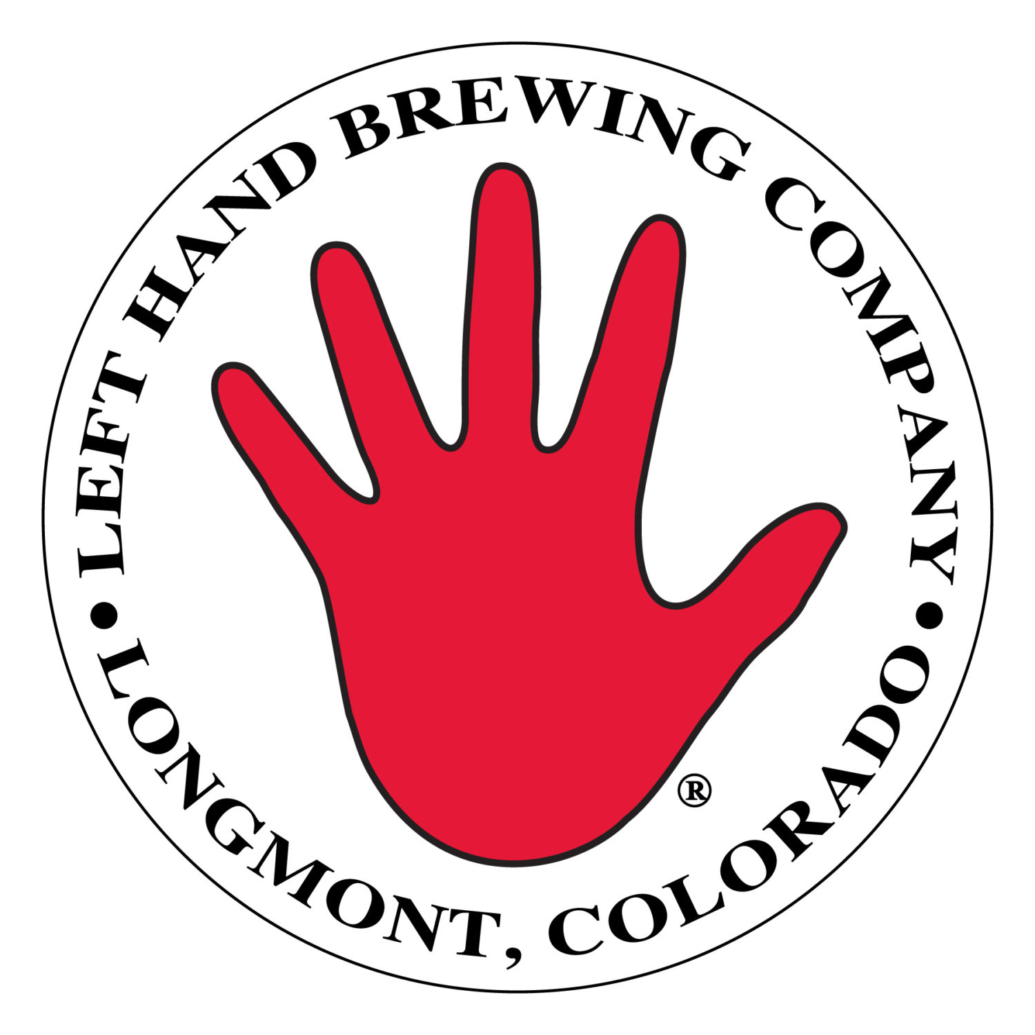 Left Hand Brewing Company logo - Links to website