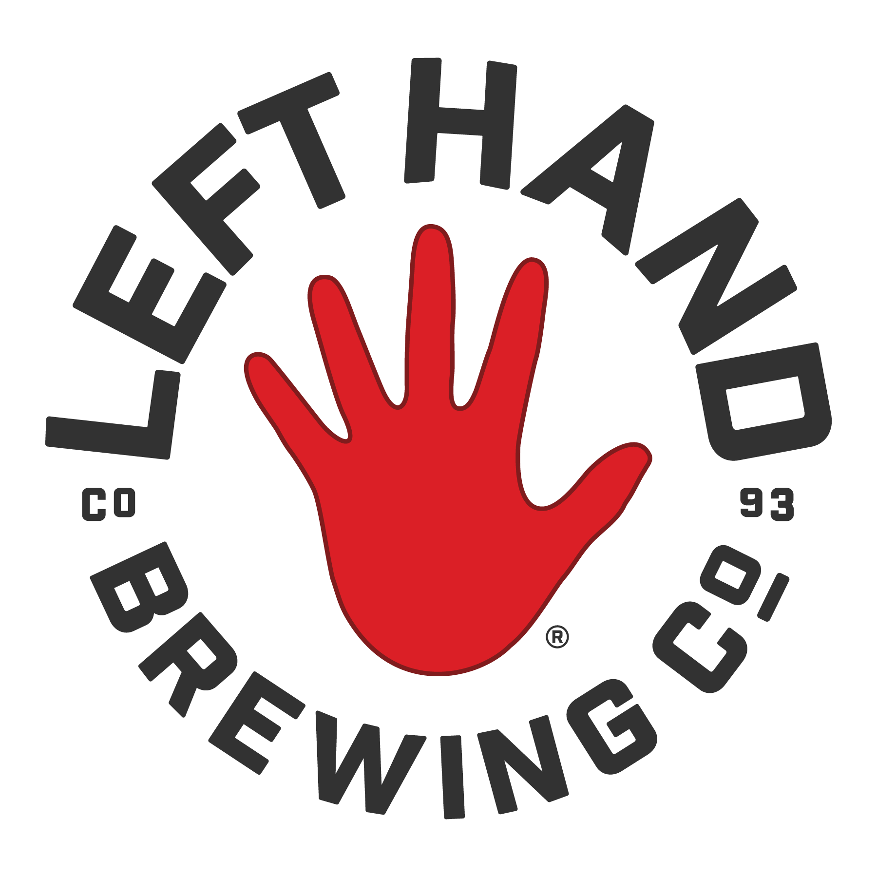 Left Hand Brewing Company logo - Links to website
